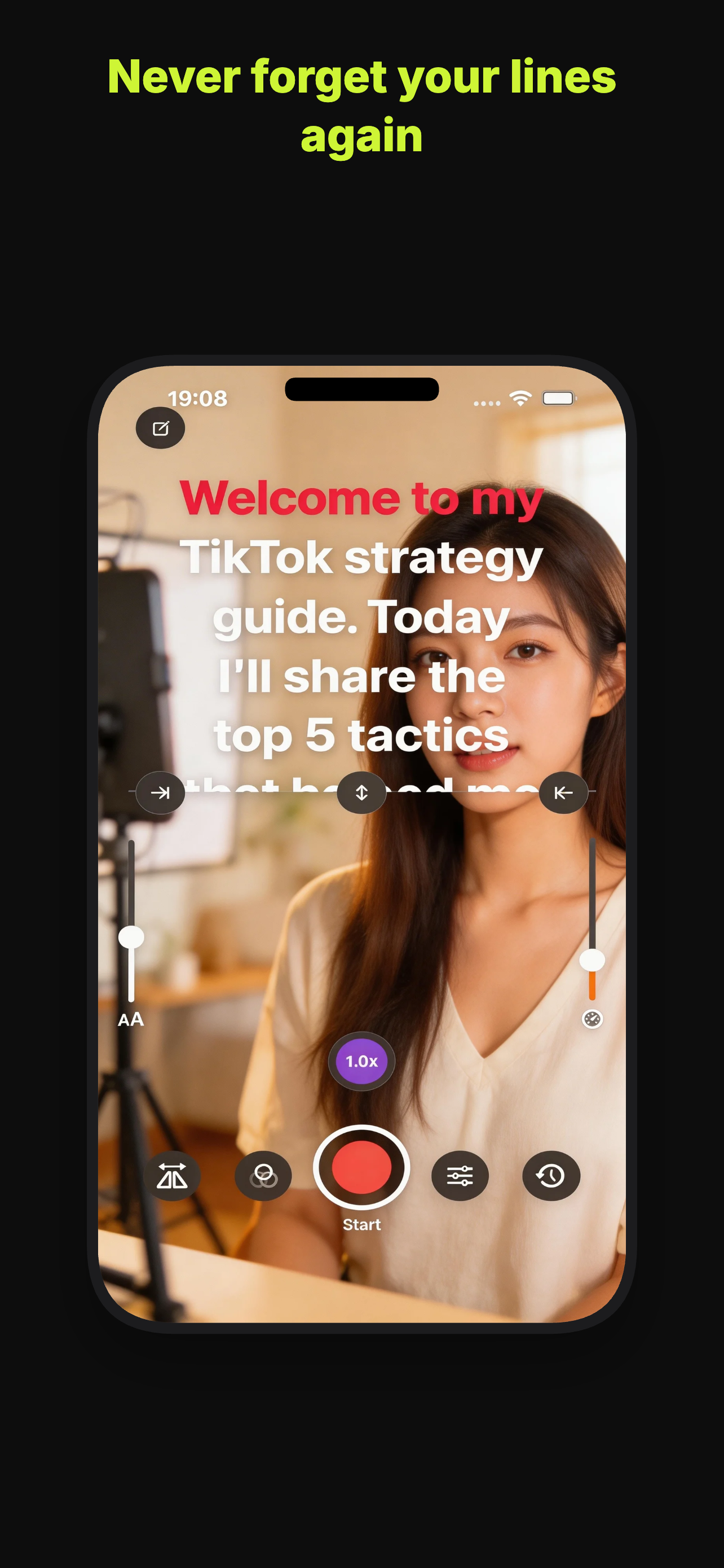 Viral Prompter iOS 应用截图