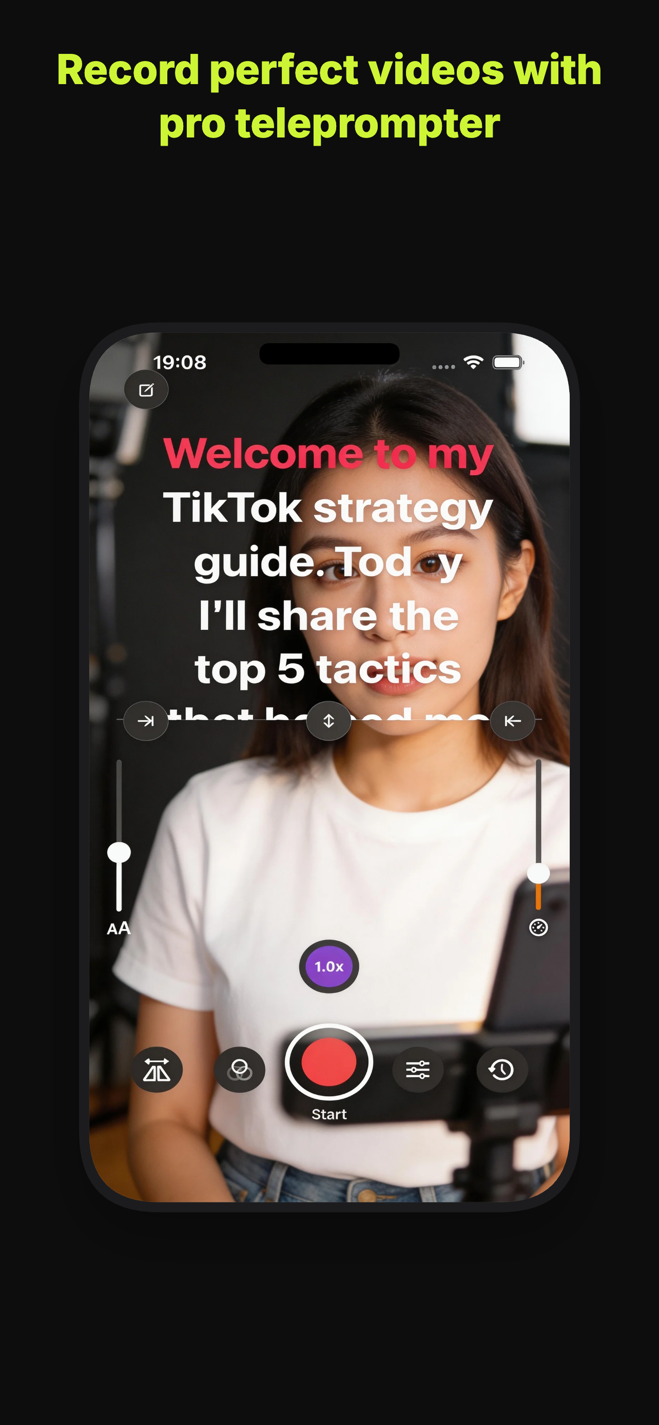 Viral Prompter iOS 应用截图